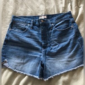 Madewell High Rise Denim Shorts